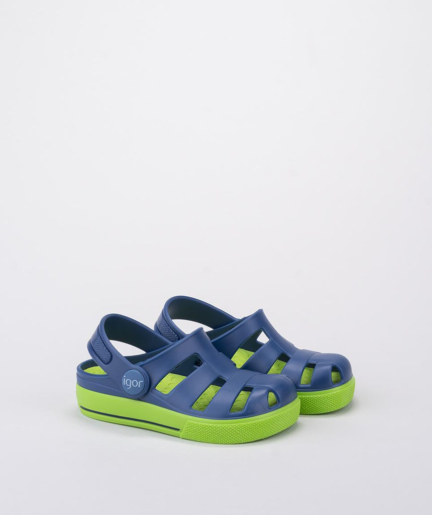 IGOR Ola Combi Mavi Yeşil Çocuk Sandalet S10284-003