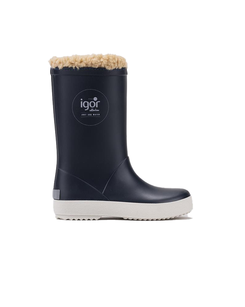 IGOR Splash Nautico Borreguito Lacivert Yağmur Çizmesi W10207-003