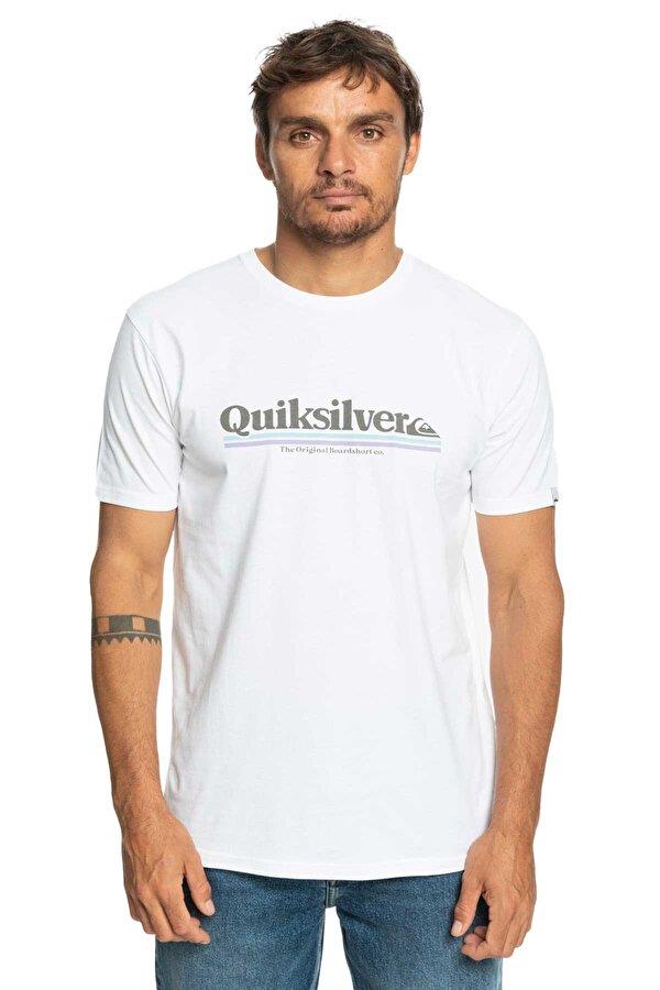 Quiksilver Between The Lines M Tees Erkek Beyaz Tişört EQYZT07216