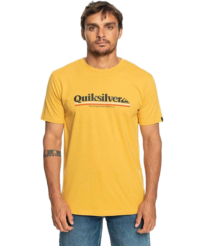 Quiksilver Between The Lines M Tees Erkek Sarı Tişört EQYZT07216Y