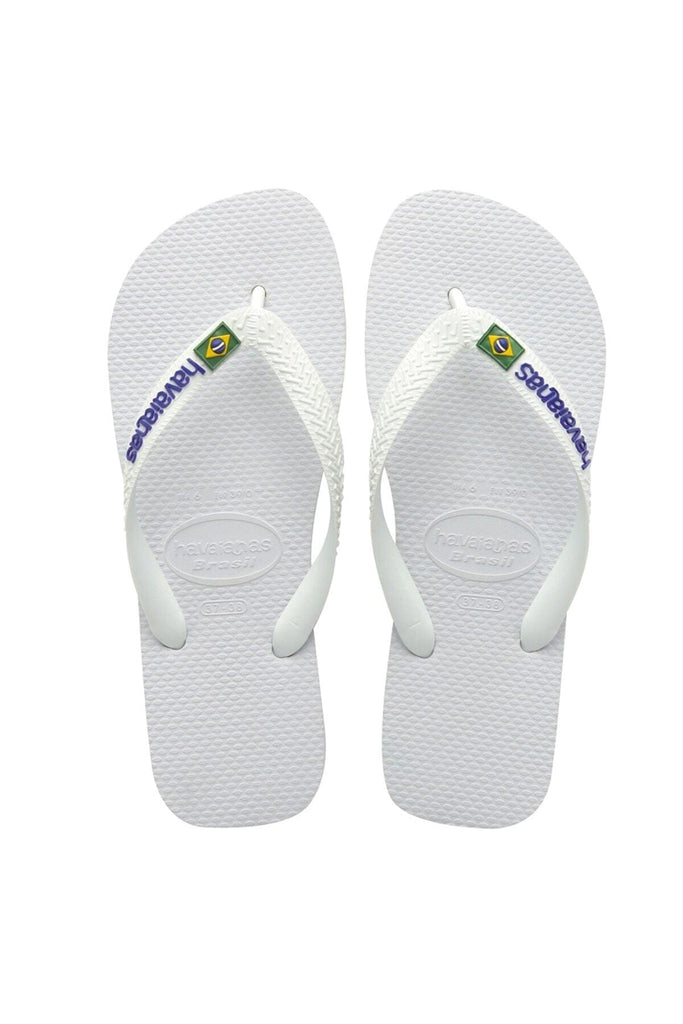 HAVAIANAS Unisex Brasil Logo Branco 4110850-0001